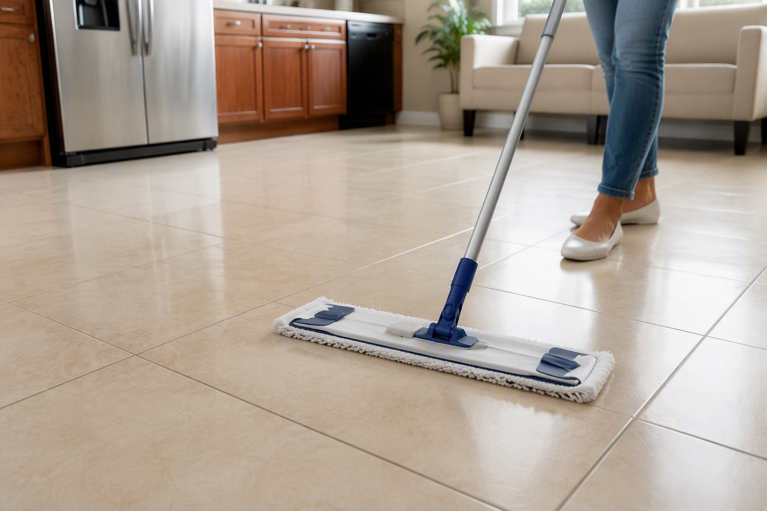 Best Way to Mop Tile Floors So They Stay Clean Longer